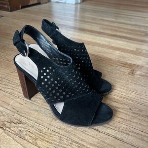 Nine West Black Women's Heeled Sandals